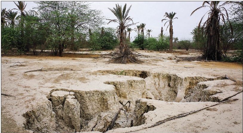 فرونشست زمین در حدود ۳۰ درصد مساحت خوزستان