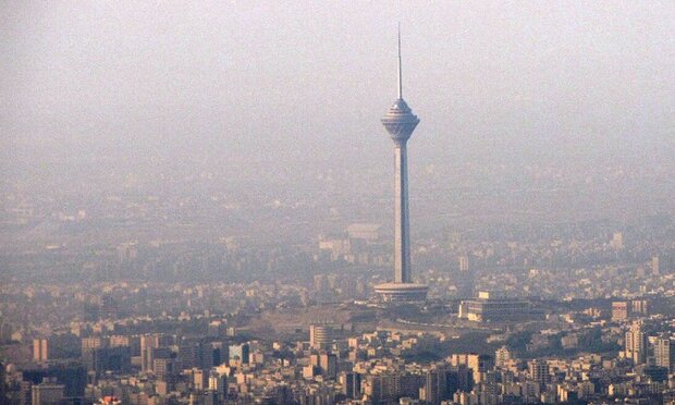 هوای تهران آلوده و در وضعیت نارنجی است