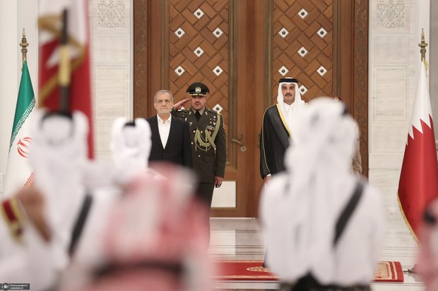 رییس جمهوری کشورمان در نشست مشترک با امیر قطر ما به هیچ وجه دنبال جنگ نیستیم.