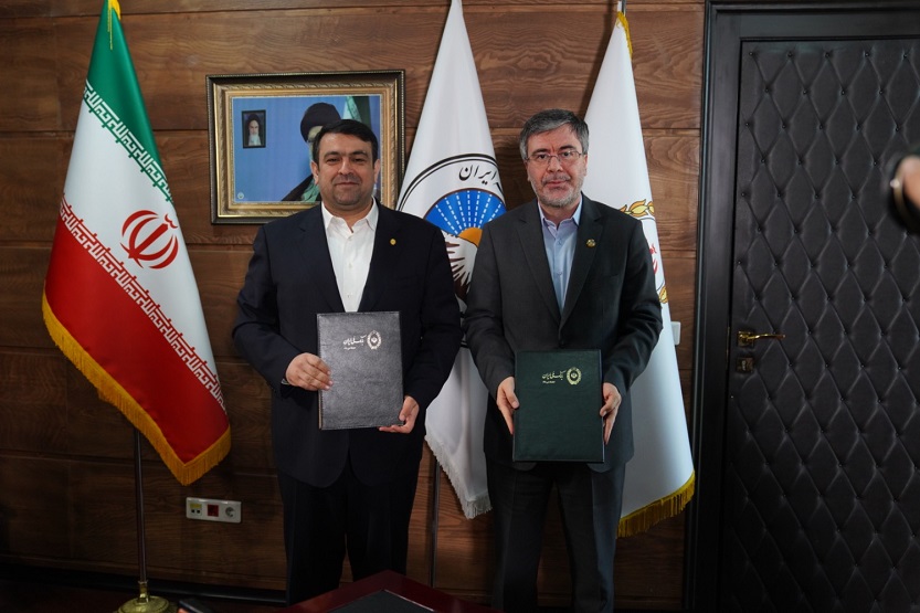امضای تفاهم نامه بین بانک ملی ایران و بیمه ایران