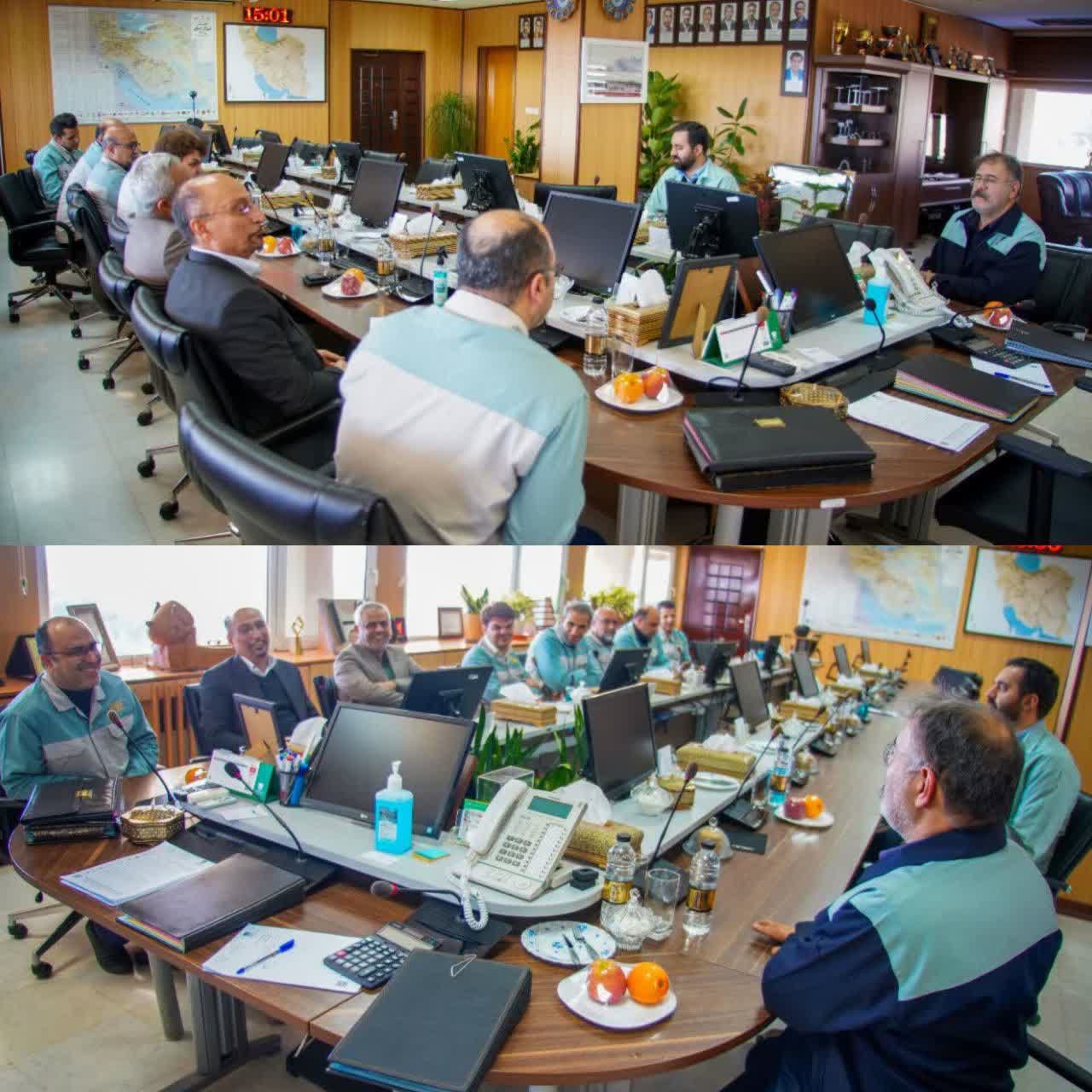 دیدار مدیران و اعضای هیأت مدیره مجتمع فولاد سبا با مدیرعامل ذوب‌آهن اصفهان