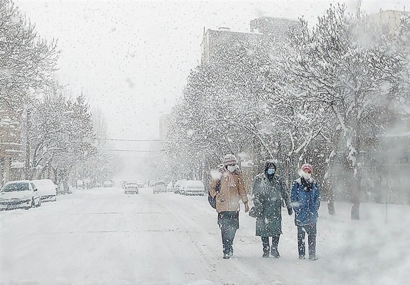 بارش برف و باران در اکثر نقاط کشور