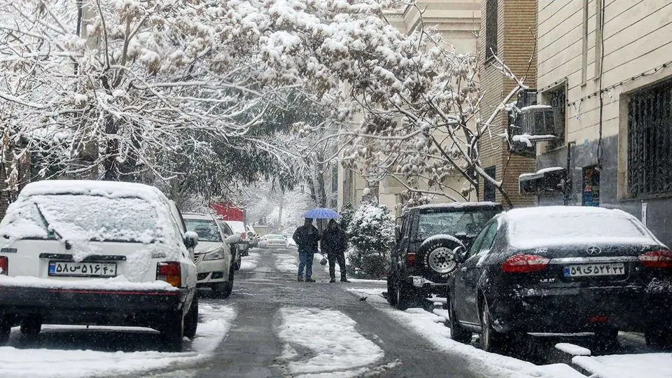 سازمان هوا شناسی هشدار قرمز بارش برف و یخبندان صادر کرد