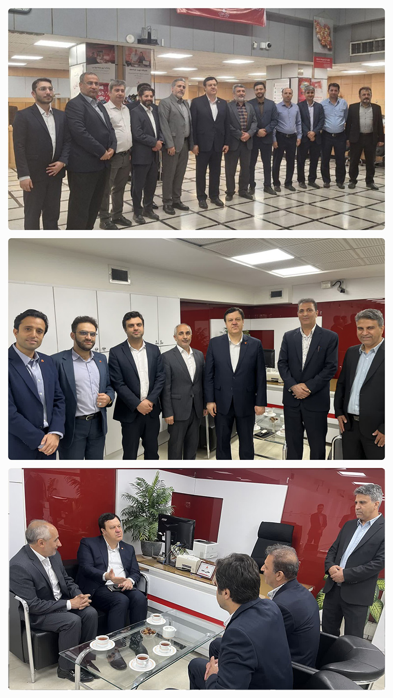 بازدید مدیرعامل بانك ملت از شعب و واحدهای ستادی خدمات رسان در تهران