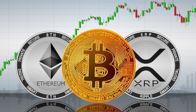 بیتکوین، اتریوم و ریپل در مسیر صعودی: نزدیک شدن به رکوردهای تاریخی بیتکوین، اتریوم و ریپل در مسیر صعودی: نزدیک شدن به رکوردهای تاریخی