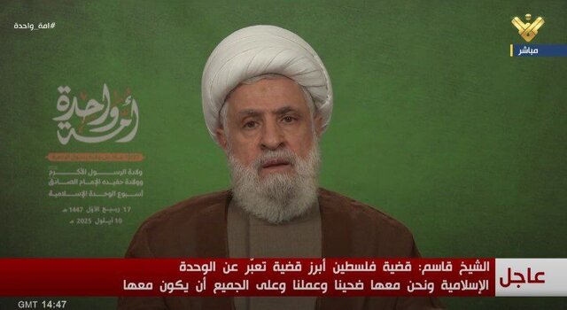دبیرکل حزب‌الله لبنان: مقاومت تنها سد در برابر پروژه “اسرائیل بزرگ” است