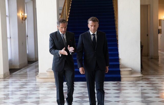 دیدار مدیرکل آژانس اتمی با رئیس‌جمهور فرانسه؛ تبادل نظر درباره برنامه هسته‌ای ایران در نیویورک