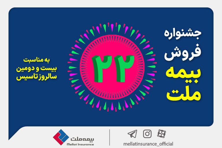 جشنواره فروش بیمه ملت با تخفیف ۲۲ درصدی و جوایز ویژه 