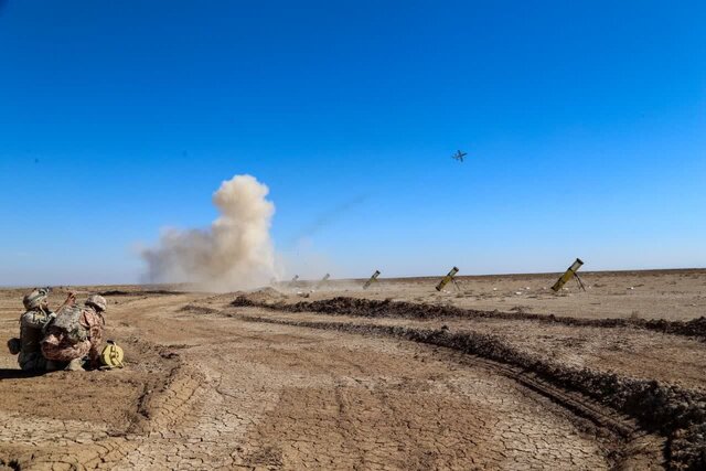 پاکپور آمادگی رزم یگان‌های پهپادی سجیل نیروی زمینی سپاه را ارزیابی کرد