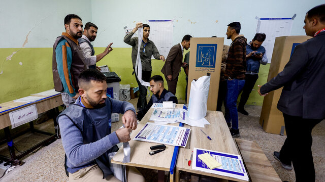 ائتلاف «الاعمار والتنمیه» با ۱۵ کرسی در صدر نتایج انتخابات پارلمانی بغداد قرار گرفت