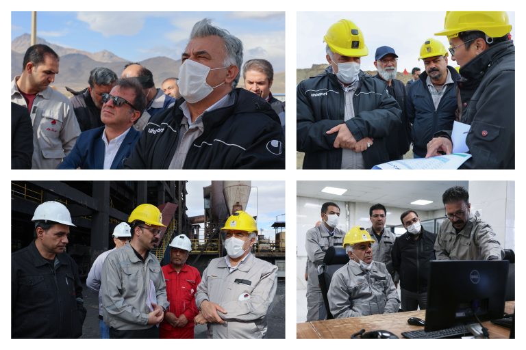 بازدید داریوش اسماعیلی از معادن و کارخانجات صبانور در همدان و بررسی آخرین وضعیت طرح‌های توسعه‌ای