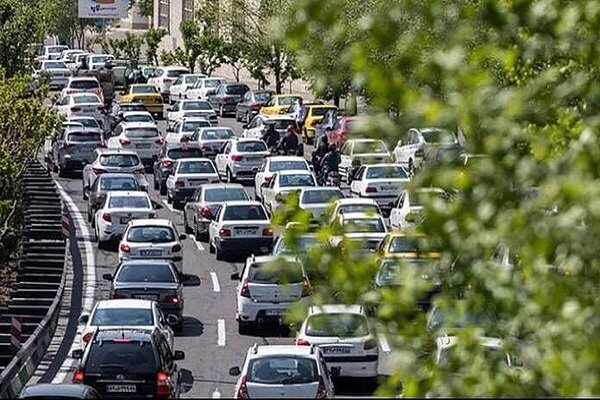 ترافیک سنگین در جاده چالوس و هراز