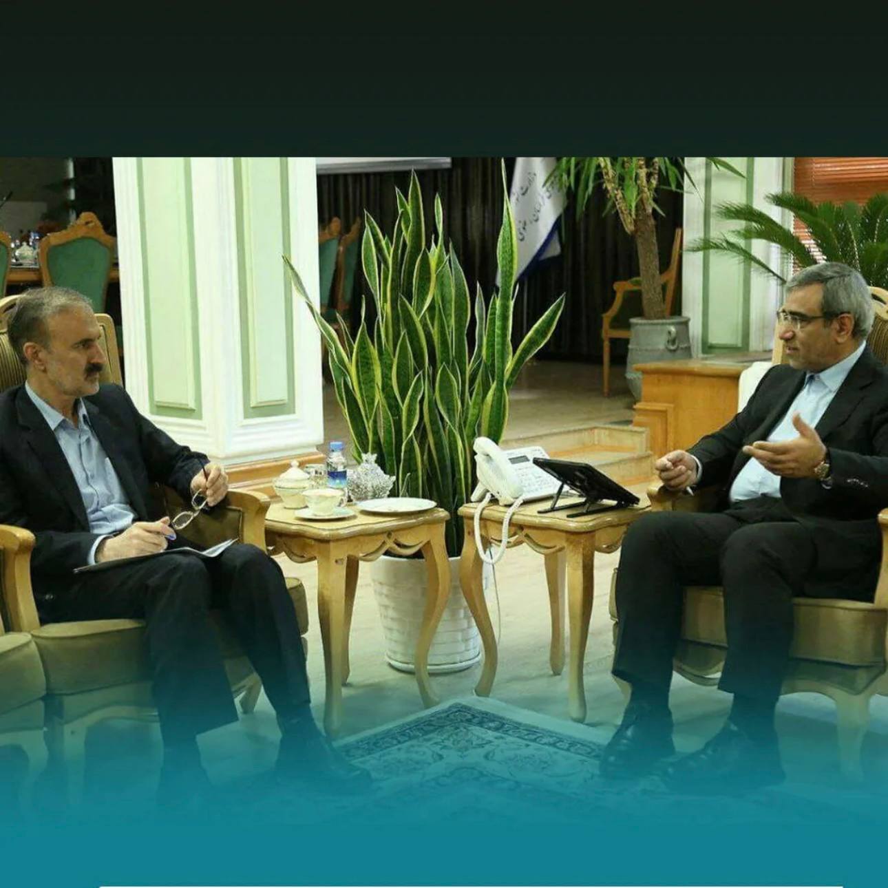  تأکید بر ضرورت هم‌افزایی میان مدیریت صنعتی و ظرفیت‌های حاکمیتی در دیدار سرپرست جدید مدیریت عامل فولاد خراسان با استاندار