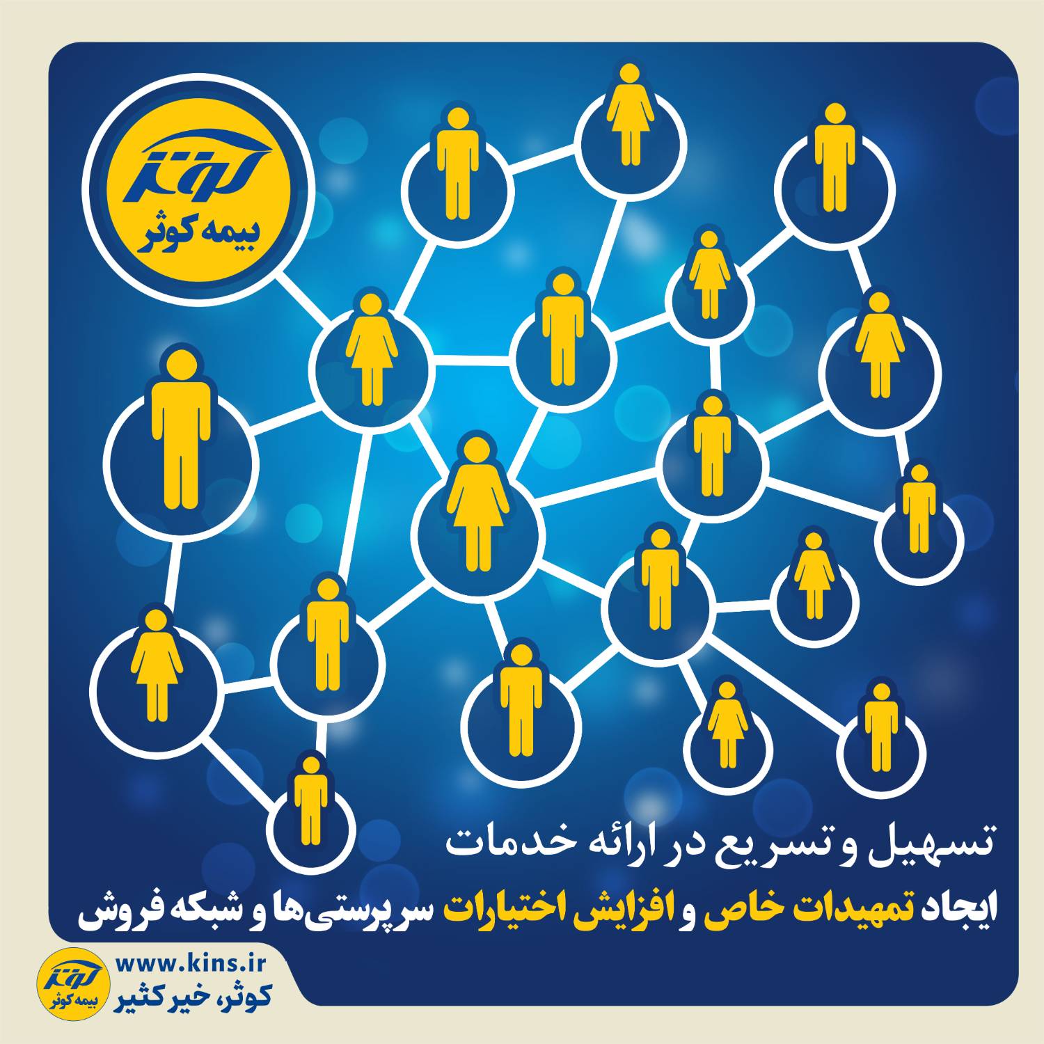 ایجاد تمهیدات خاص و افزایش اختیارات سرپرستی ها و شبکه فروش بیمه کوثر
