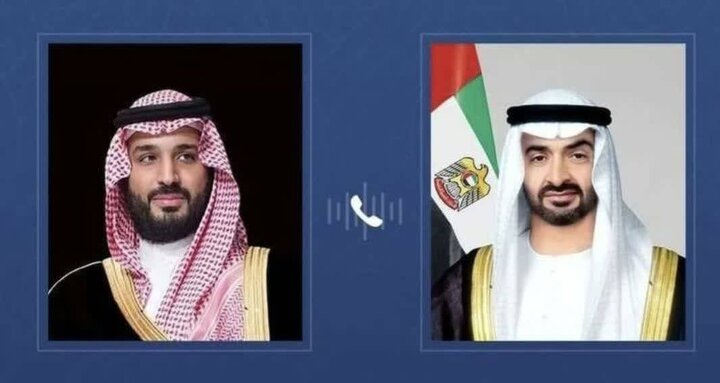 گفت‌وگوی تلفنی رئیس امارات با ولیعهد عربستان و رئیس‌جمهور آمریکا درباره تحولات منطقه