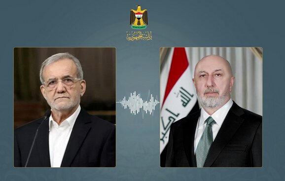 تأکید پزشکیان و رئیس‌جمهور عراق بر پایان تنش‌ها در منطقه با گفت‌وگو و دیپلماسی