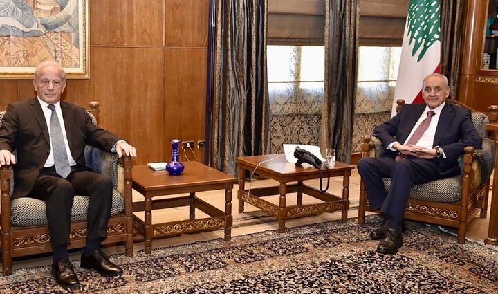 تأکید رئیس پارلمان لبنان بر آتش‌بس کامل و عقب‌نشینی همزمان