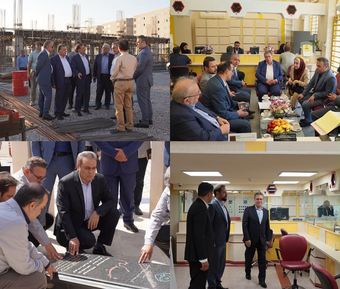 بازدید مدیرعامل بانک گردشگری از ظرفیت‌های اقتصادی آذربایجان شرقی و شعب بانک در تبریز