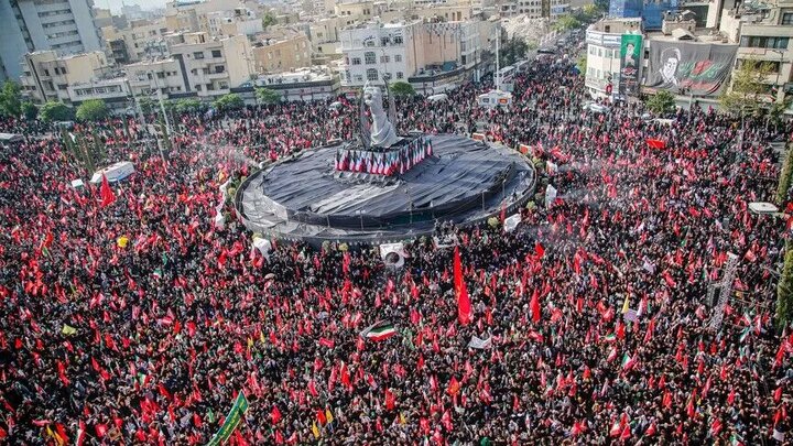 مراسم تشییع رهبر شهید انقلاب با وجود تهدیدات دشمن، در اوج امنیت برگزار شد