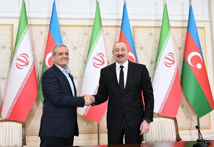 علی‌اف از مواضع پزشکیان درباره آذربایجان تشکر کرد
