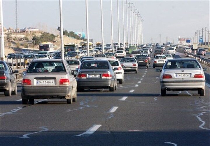 ترافیک نیمه‌سنگین در محورهای منتهی به تهران